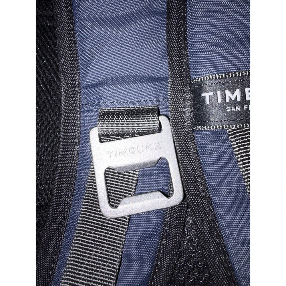 TimBuk2 Parkside Eco Nautical Blue Laptop Backpack w/Company Logo Dash‎ Jet